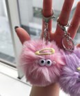 WEGO フワフワモンスターぬいキーホルダー