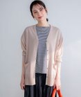 組曲 L 【先行予約】シアーニットVネック カーディガン