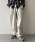 WEGO 【ウエストゴム】パイピングスウェットパンツ