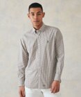 J.PRESS MEN 【WEB限定】ポプリンチェック J刺繍 シャツ/B.D