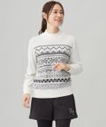 23区GOLF 【WOMEN】【ウォッシャブル】フェアアイル柄ニット