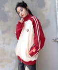 WEGO 【ユニセックスITEM/MLサイズ展開】ラグランライントラックジャケット