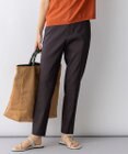 23区 L 【CanCam掲載】リネンレーヨンストレッチ テーパード パンツ