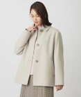 J.PRESS LADIES ショートビーバー ショート丈 ステンカラー コート