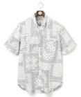 J.PRESS MEN 【KING SIZE】ペイズリーバンダナプリント シャツ