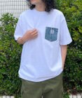 WEGO 【ユニセックス着用ITEM/MLサイズ展開】BENDAVISデニムポケットT（SS）