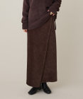 CRAFT STANDARD BOUTIQUE カットコーデュロイラップ風スカート