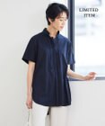 ICB 【WEB限定】ブラウスライクスムース スタンドカラーカットソー