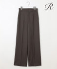 23区 【R(アール)】ウールトロストレッチ ワイドパンツ