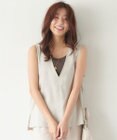Feroux リネンライクVネック ベスト