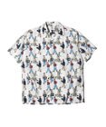 J.PRESS MEN 【AaronChang】【UNISEX】プリントタイプライター オープンカラーシャツ