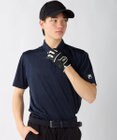 FILA GOLF／marie claire 【FILA GOLF】メッシュ加工ロゴ半袖ポロシャツ