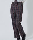 WEGO 【SCHOOL ITEM】スクールチェックスリムスラックス