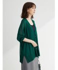 Green Parks 接触冷感シアーニットカーディガン