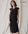 BEIGE， 【L-size】CINDY / Vネックドレス
