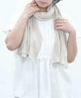 AND WOOL 〈上質な素材と手仕事から生まれた優しいニット〉コットンシルクカシミヤのストール