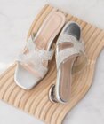 Bridget Birkin 【Bridget Birkin】クリアビジューミュールサンダル