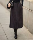 自由区 L 【17号サイズまで展開・SHIHOさん着用】ソフトコーデュロイ スカート