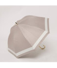 UNBILLION カシュネ cachenez / 【晴雨兼用】【日傘】UV カット率99％以上 PU切り継ぎボーダーバルーンショートパラソル