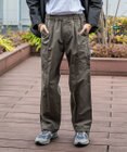 WHITE MAILS 【ユニセックス/軽量】COTTON PAPER  POPLIN DRAWSTRING ミリタリーパンツ