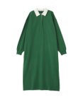 Green Parks ラガーシャツワンピース