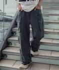 WEGO マルチポケットワイドカーゴパンツ