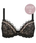 BRADELIS New York 【BRADELIS New York / 育乳補整ブラ・STEP2 寄せる】ナオミステップ2ブラ24S1 脇高設計でしっかり寄せ上げ