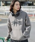 WEGO 【ユニセックス着用ITEM/SMLサイズ展開】グラフィックロゴプルパーカー