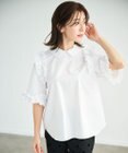 #Newans ロマンティックフリルディテールシャツ