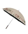 MOONBAT DAKS(ダックス) 晴雨兼用日傘 長傘 カラフルな街並み フワクール生地使用