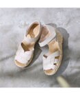 MODE ET JACOMO <D'ICI>カットワークストラップサンダル