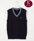 23区GOLF 【MEN】【キングサイズ】コットンブレンド ニットベスト