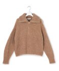 23区 S 【GOLD LABEL】アルパカファンシー ハーフジップ ニット
