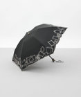 AURORA 【 Beaurance （ビューランス）】サマーシールド　額縁刺しゅう晴雨兼用パラソル（折りたたみ）
