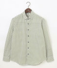JOSEPH ABBOUD 【オーガニックコットン使用】ジオメトリックパターンシャツ