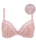 BRADELIS New York 【BRADELIS New York / 育乳補整ブラ・STEP2 寄せる】ナオミステップ2ブラ24S1 脇高設計でしっかり寄せ上げ
