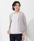 J.PRESS LADIES 【洗える】 Co/Peライト Vネック ショート カーディガン