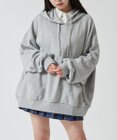 WEGO 【SCHOOLITEM】ルーズフィットプルパーカー