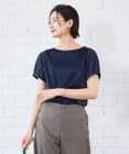J.PRESS LADIES 【接触冷感・吸水速乾】MULTI EFFECT JERSEY フレンチスリーブ ドルマン カットソー
