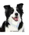 PET PARADISE クールリング 犬 クールネック ひんやり 28℃クールリング 【Ｍ】 リフレクター 水色 ベージュ 反射材付き