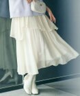 23区 L 【Oggi4月号掲載/洗える】シアーツイル ティアードスカート
