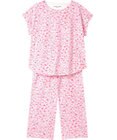 tsumori chisato SLEEP ツモリチサト パジャマ 3分袖 半袖 8分丈 綿100%(本体) 天竺素材 レディース UDT157 /ワコール