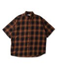 WEGO オンブレチェックシャツ（S）