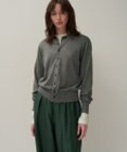 ATON RAMIE WOOL | ポロニットカーディガン