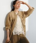 23区 L エンブロイダリーレース ニットベスト