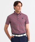 23区GOLF 【MEN】フラッグ総柄ポロシャツ