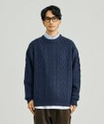 J.PRESS YORK STREET 【UNISEX】アランケーブル クルーニット