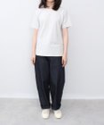 WHITE MAILS 【UNISEX】SPANDEX PAPER JERSEY CREW NECK Tシャツ