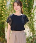 ANY SIS S 袖モチーフレース カットソー