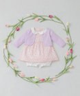 組曲 KIDS 【80-90cm】Tulips Shower ワンピース